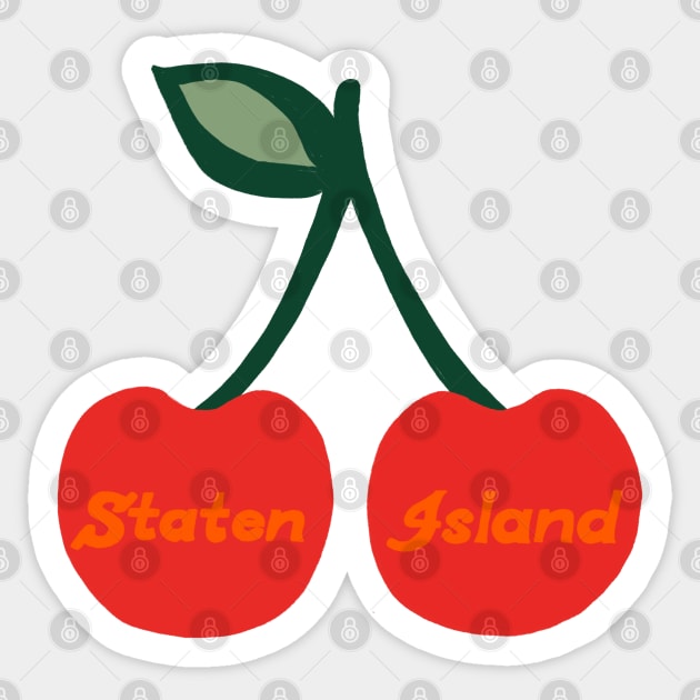 Staten Island Cherry Sticker by Raquel’s Room